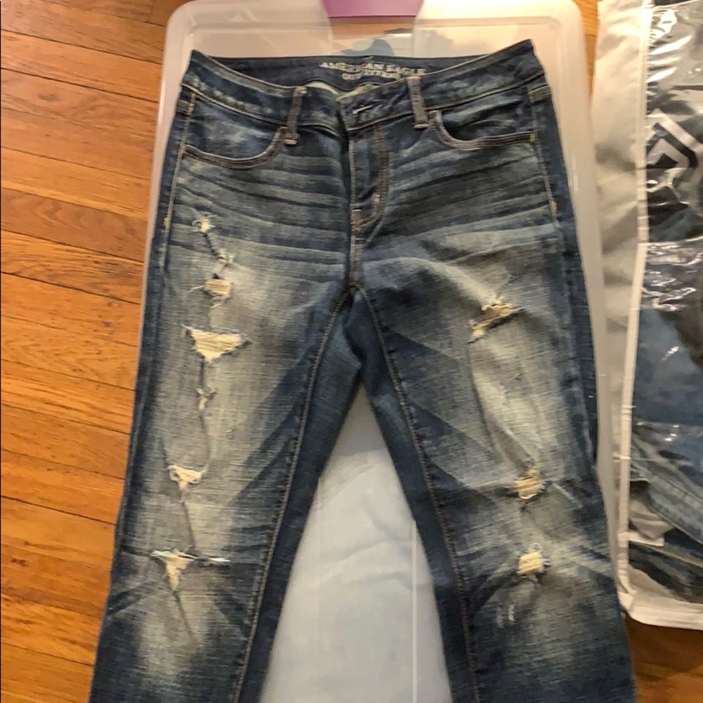 High-Rise stretch denim AE Jeans